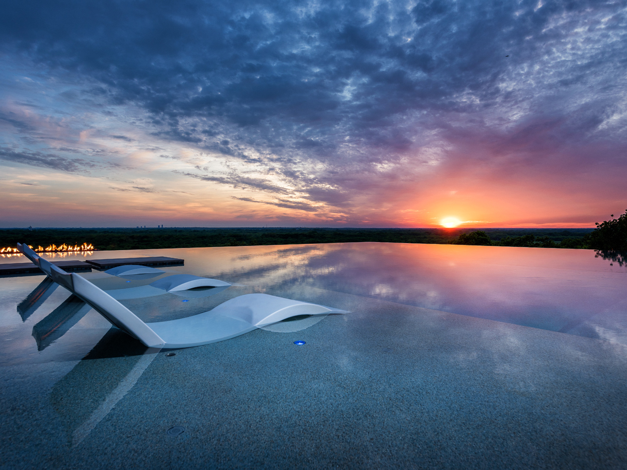 Southwestern view over the Texas native landscape